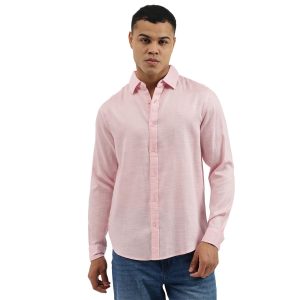 men's solid regular fit shirts